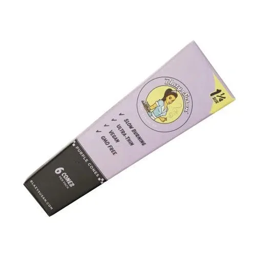 Blazy Susan Purple 1 1/4 Pre Rolled Cones 21ct - Image 2
