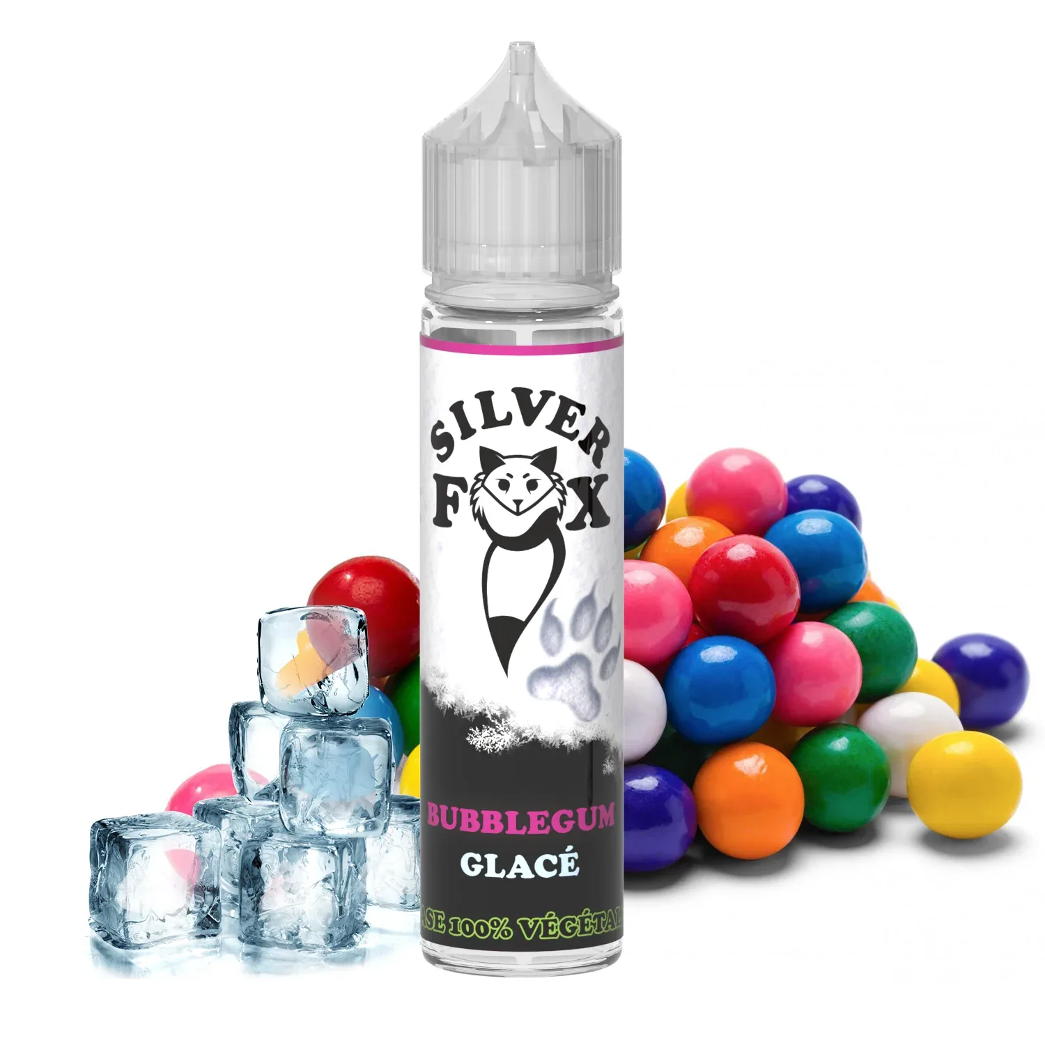 Bubblegum ice Silver Fox 50ml shake and vape e-liquid