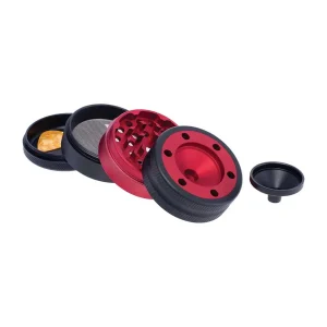 Aluminium Grinder W/ Cone Holder & Funnel