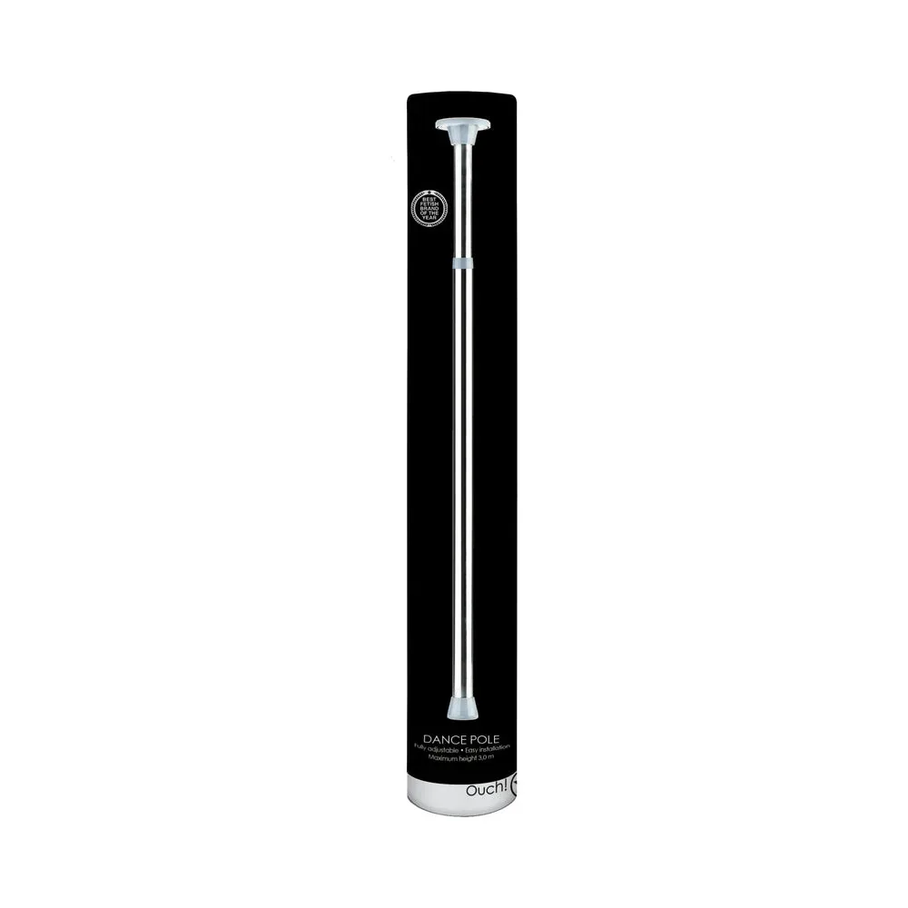 Ouch! Fully Adjustable Dance Pole Silver