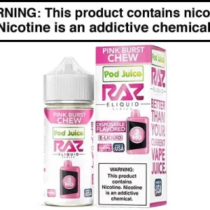 PINK BURST CHEW BY POD JUICE X RAZ 100ML