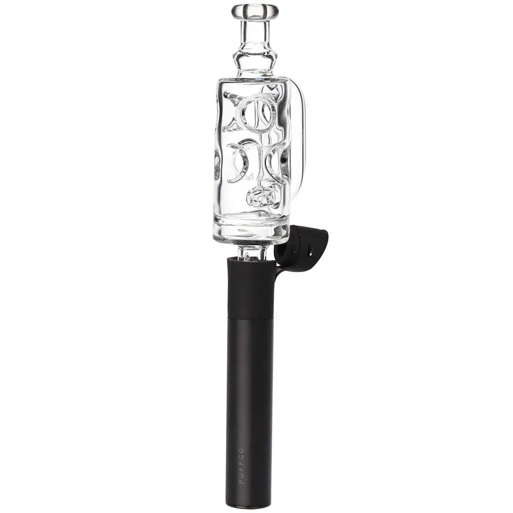 Pulsar Incycler Bubbler Glass Mouthpiece Attachment for Puffco Pivot - 4.3" / Clear - Image 2