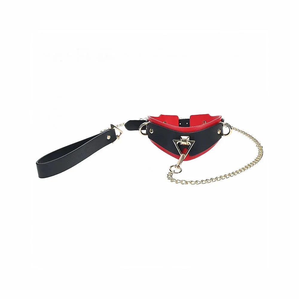 Ouch! International Milan Collection Collar with Leash - Image 2