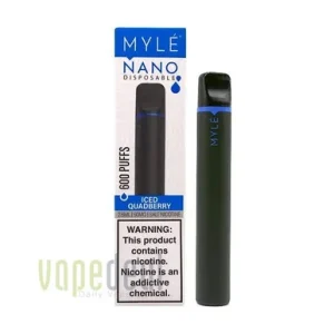 Myle Nano Disposable 600 Puffs Iced Quadberry