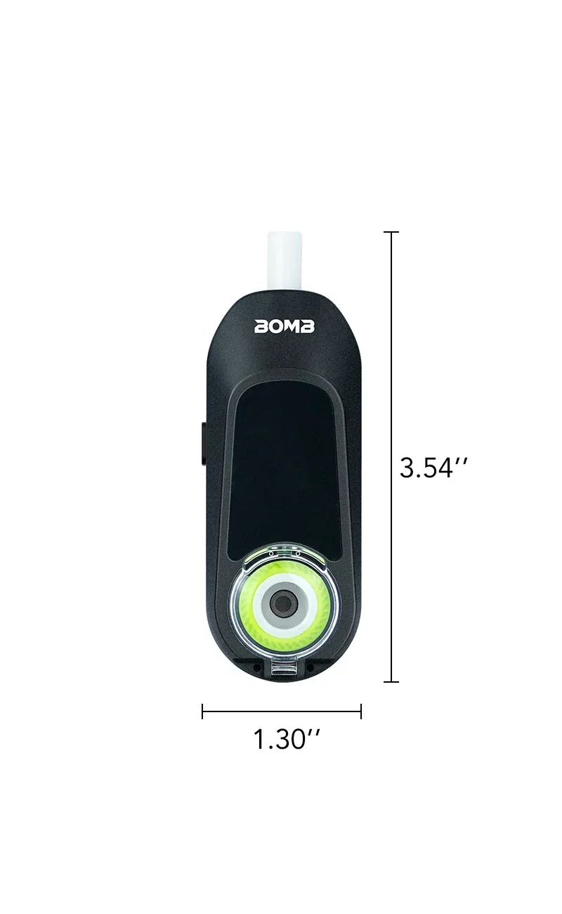 Bomb × VapX Magic Bean Mobile Vaporizer- Onyx Black - Image 2