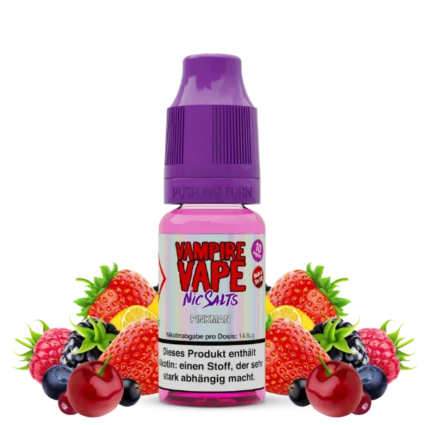 Vampire Vape Pinkman Nic Salt – Fruity Citrus Salt Nic E-Liquid