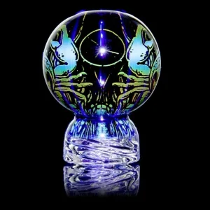 Mothership Glass “CANCER” Series Orb Bubble Cap