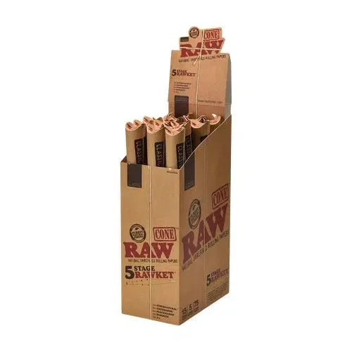 RAW Classic 5 Stage RAWket Cones - 15pk Box - Image 2