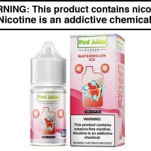 WATERMELON ICE BY POD JUICE SALT PJ5000 SERIES 30ML