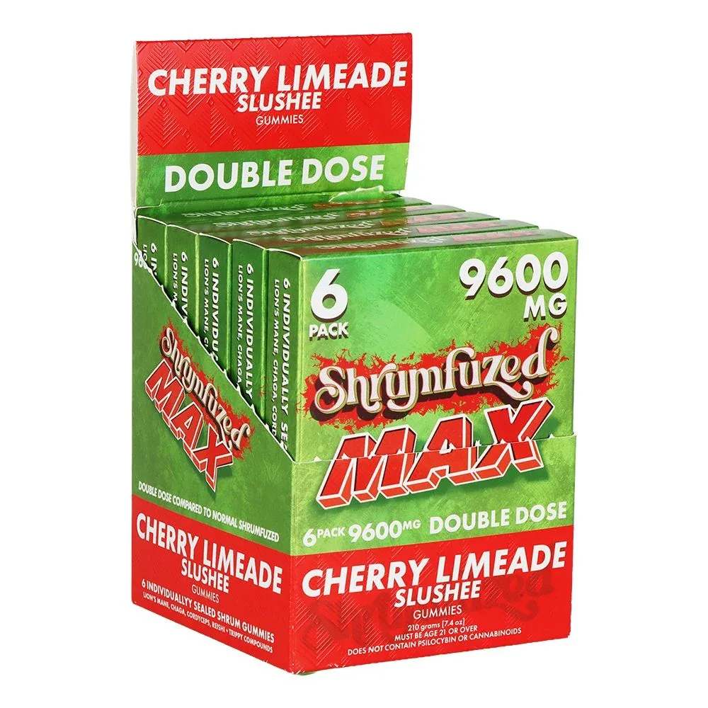 Shrumfuzed MAX Mushroom Blend Gummies | 9600mg | 6pc | 5pk Display - Image 2