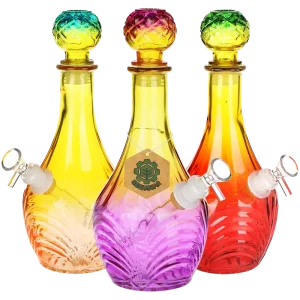SeshGear Vintage Ombre Glass Water Pipe - 11" / 14mm F / High Stripe