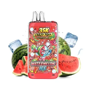 Watermelon Ice Crazy Puff 35K 1100mAh 20ml / 2% - Tornadoliq