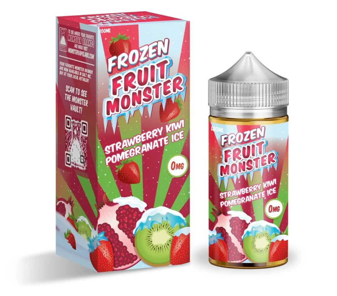 Frozen Fruit Monster Strawberry Kiwi Pomegranate Ice eJuice