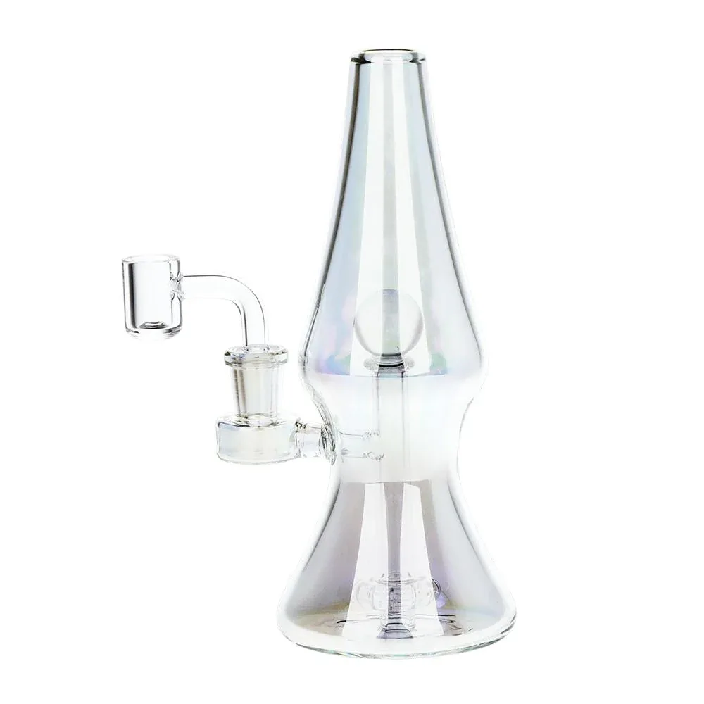 SeshGear Lava Lamp Electroplated Ombre Glass Dab Rig - 8" / 14mm F - Image 2
