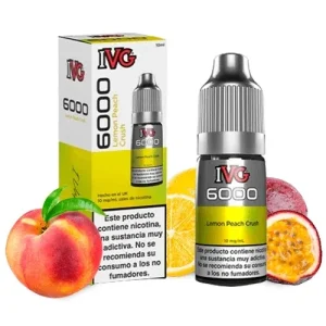 IVG 6000 Salts Lemon Peach Crush Nic Salt 10ml