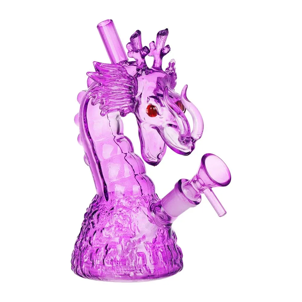 SeshGear Rising Dragon Glass Water Pipe | 6.75" | 14mm F