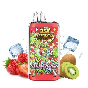 Strawberry Kiwi Ice Crazy Puff 35K 1100mAh 20ml / 2% - Tornadoliq