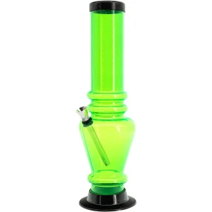 Acrylic Vase Base Bong 12"