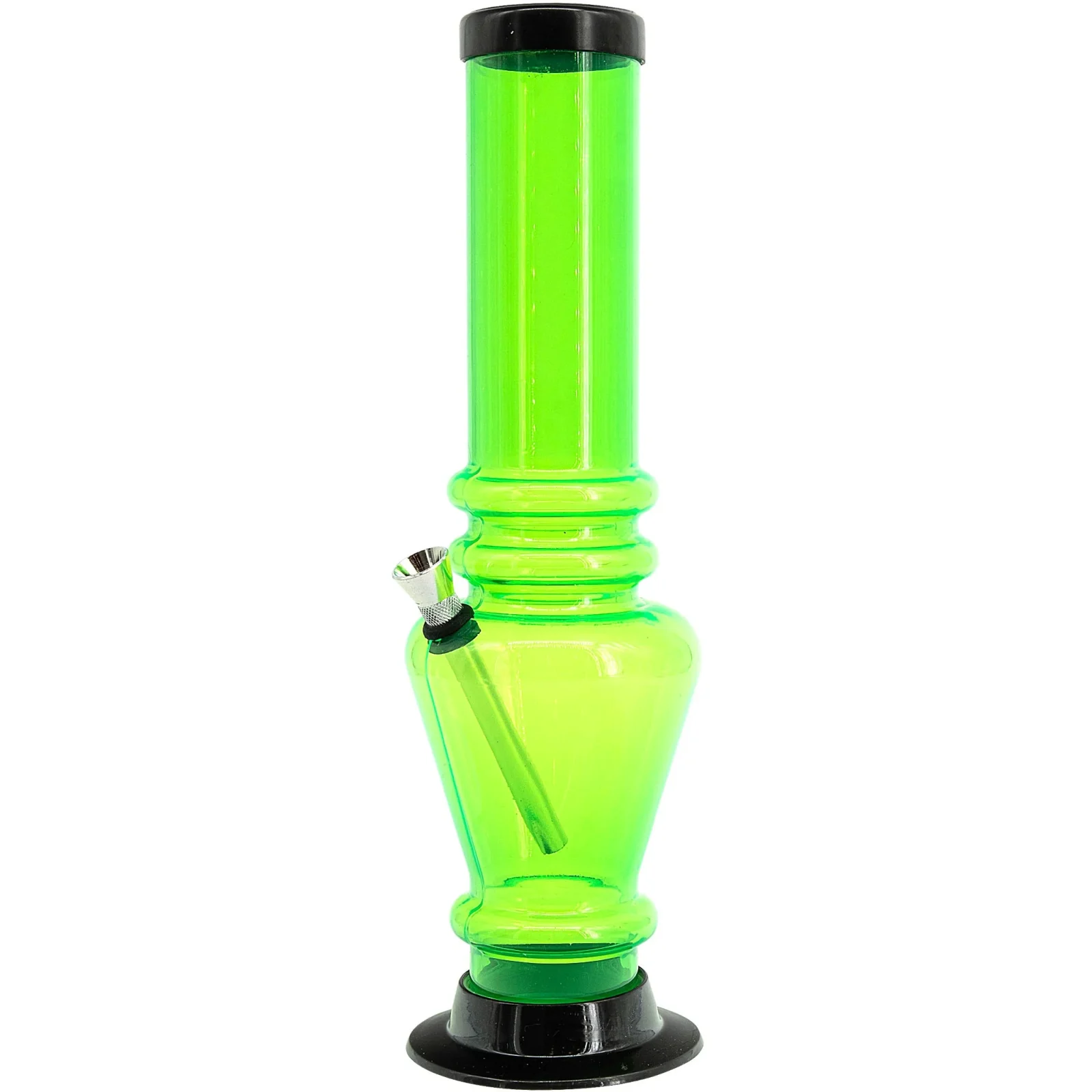 Acrylic Vase Base Bong 12"