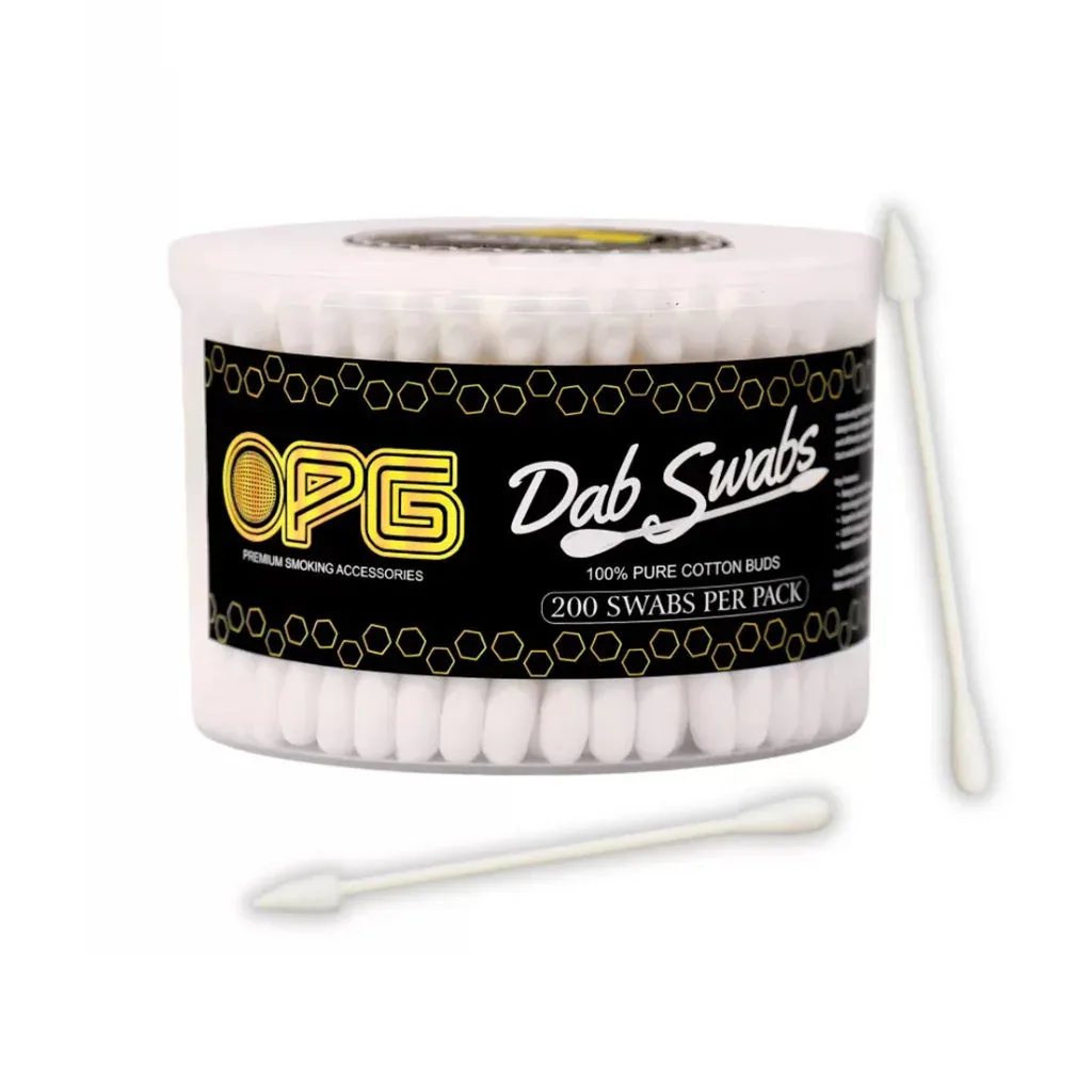 OPG Premium Cotton Dab Swabs 200ct