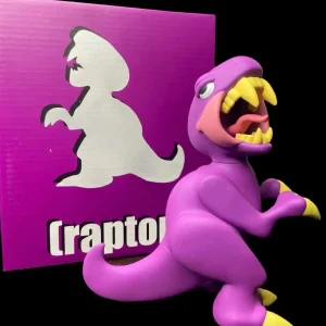 Elbo Glass Open Mouth Raptor Vinyl