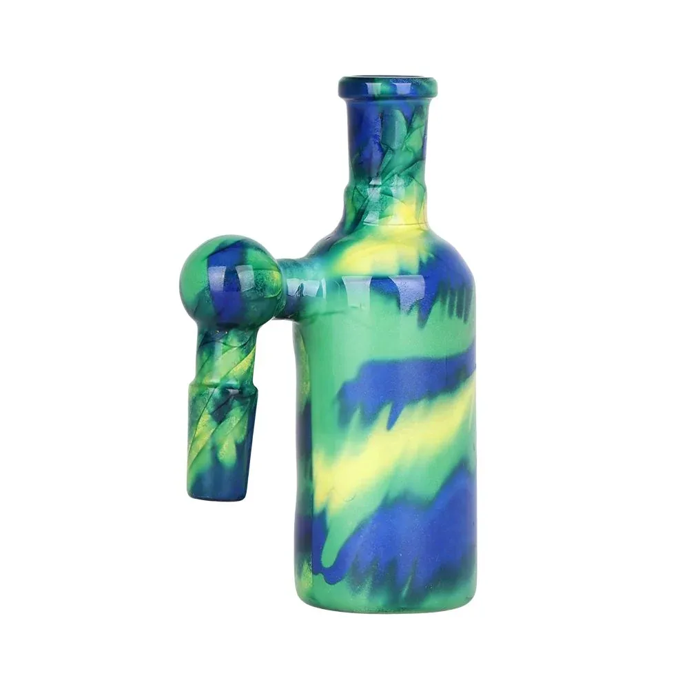 Pulsar Marbled Glass Ash Catcher - 4.25" / 14mm / Colors Vary - Image 2