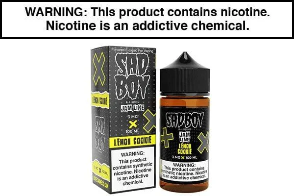LEMON JAM COOKIE BY SADBOY E LIQUID 100ML