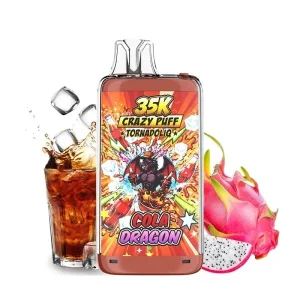 Cola Dragon Crazy Puff 35K 1100mAh 20ml / 2% - Tornadoliq