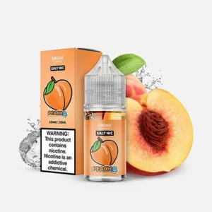 Peach Ice Salt by ORGNX Eliquids 60ml ⋆ $13.99