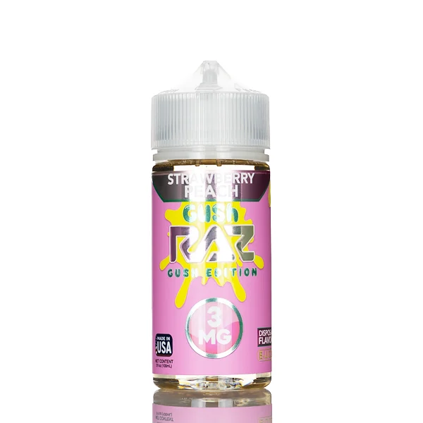 Pod Juice X RAZ E-Liquid - Strawberry Peach Gush - Image 2