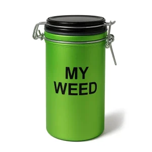 MY Weed Frosted Glass Stash Jar