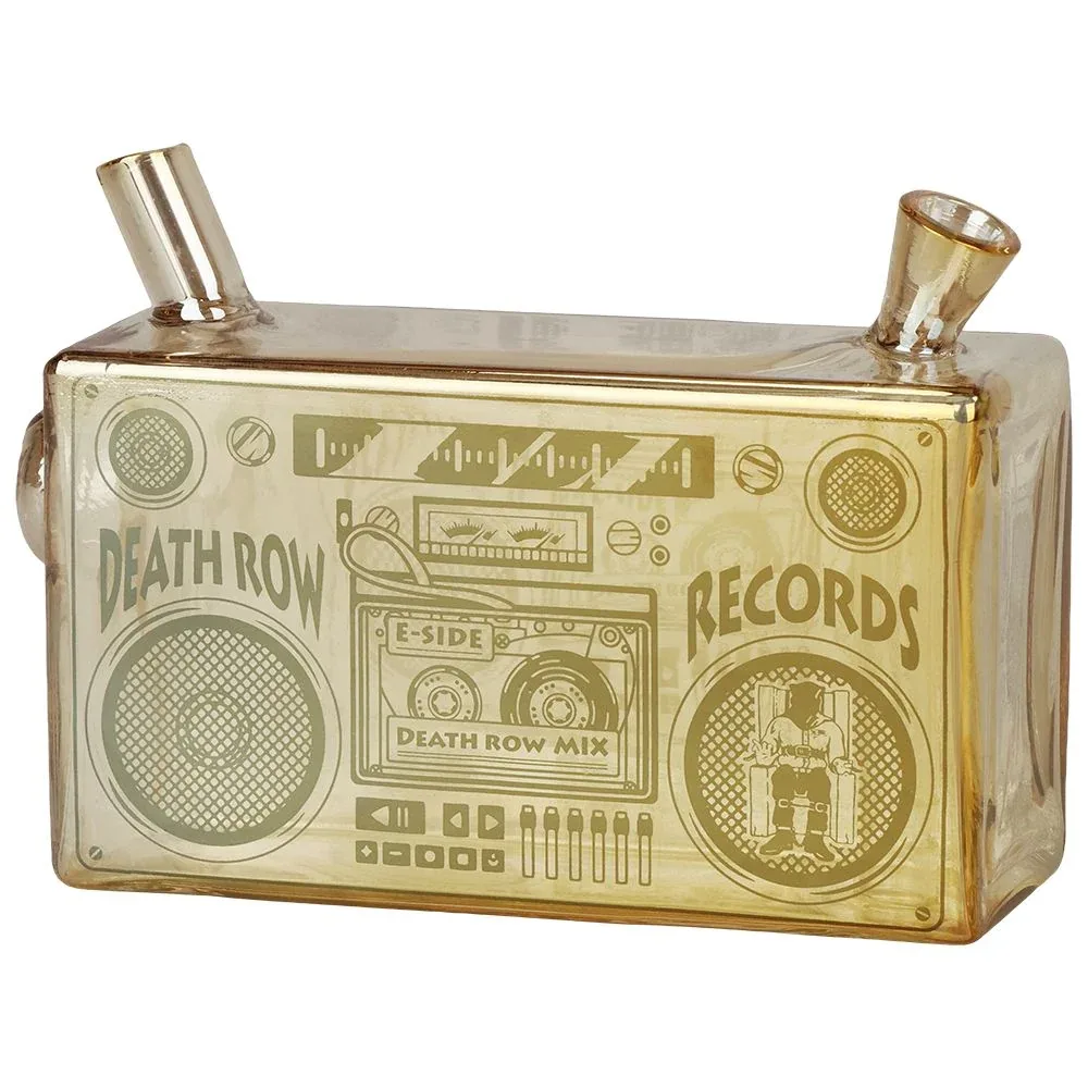 Death Row Records Boom Box Glass Blunt Bubbler | 5" - Image 2