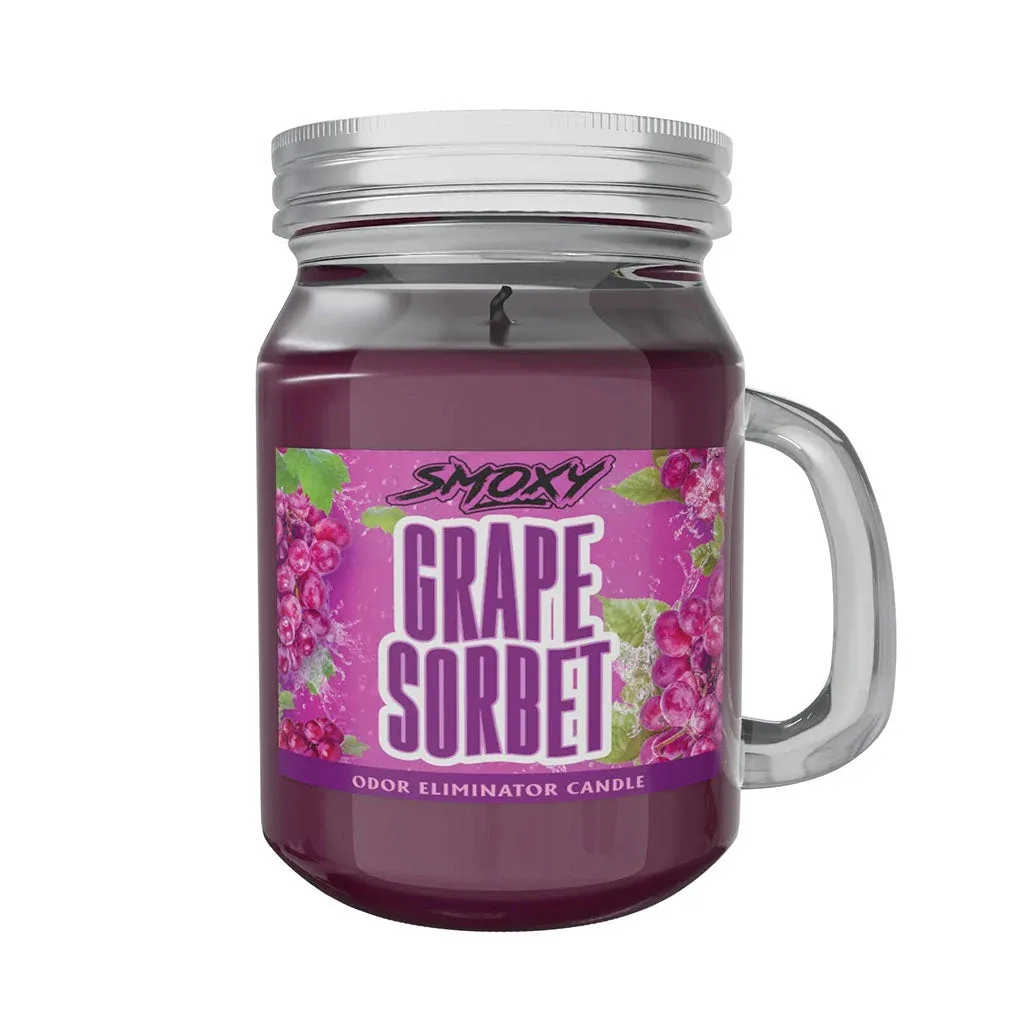 Grape Sorbet Smoke Odor Mini Candle