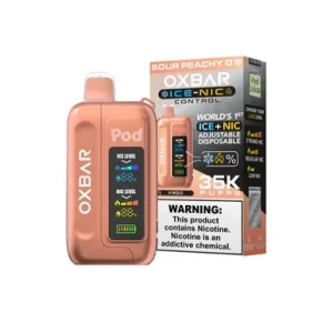 Oxbar Pod x Ice Nic Vape Sour Peachy O's