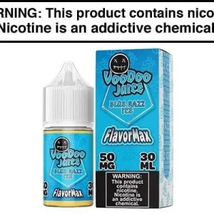 BLUE RAZZ ICE BY VOODOO JUICE FLAVORMAX SALTS 30ML