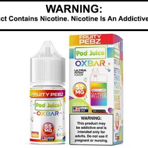 FRUITY PEBZ BY OXBAR X POD JUICE SALT 30ML