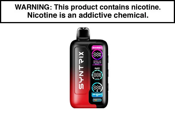 SYNTRIX GHOST IT DISPOSABLE VAPE – 40,000 PUFFS