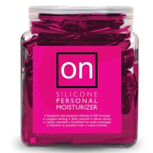 On Silicone Personal Moisturizer Samples (Bowl of 100)
