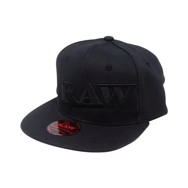 RAW Black on Black Flex-Fit Hat
