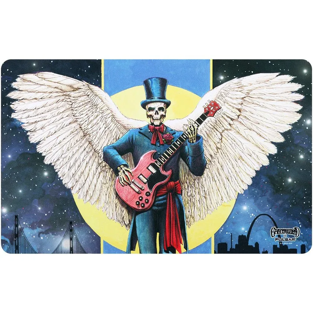 Grateful Dead x Pulsar DabPadz Fabric Top Dab Mat - Angel Of Music / 16"x10"