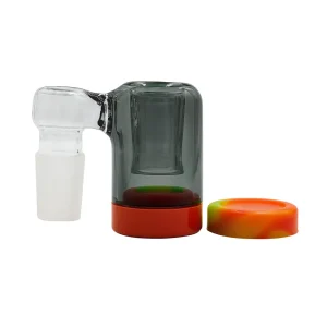 Low Profile Base Reclaim Catcher With Silicone Jar
