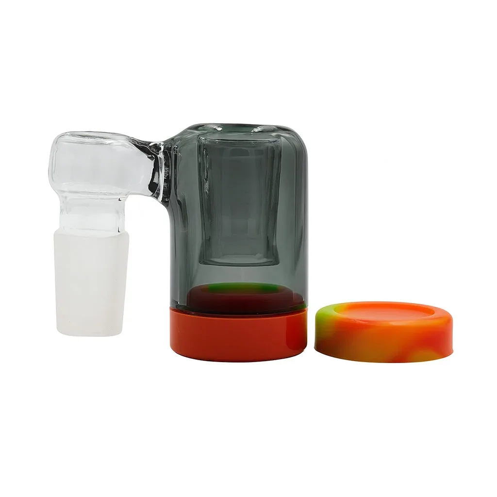 Low Profile Base Reclaim Catcher With Silicone Jar