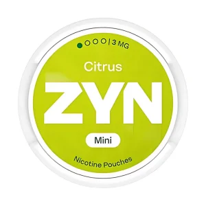 Citrus ZYN Nicotine Pouches 3mg For Sale