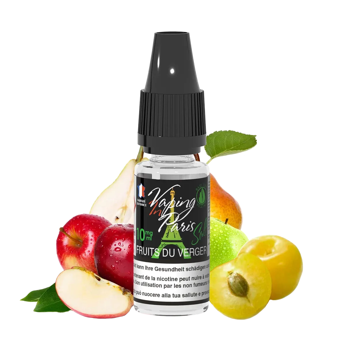 VIP Vaping in Paris – Fruits du Verger Salt Nicotine E-Liquid