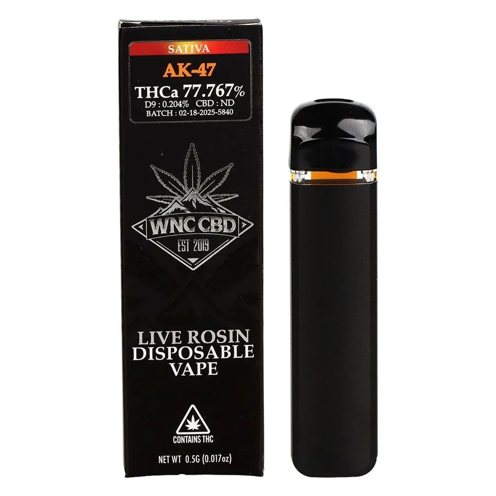 WNC THCA Live Rosin Disposable | 0.5g | 12ct Display - Image 2