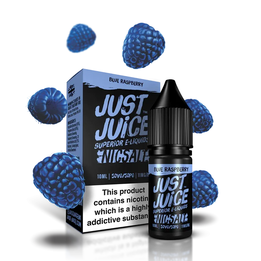 Blue Raspberry Just Juice 10ml nicotine salt e-liquid