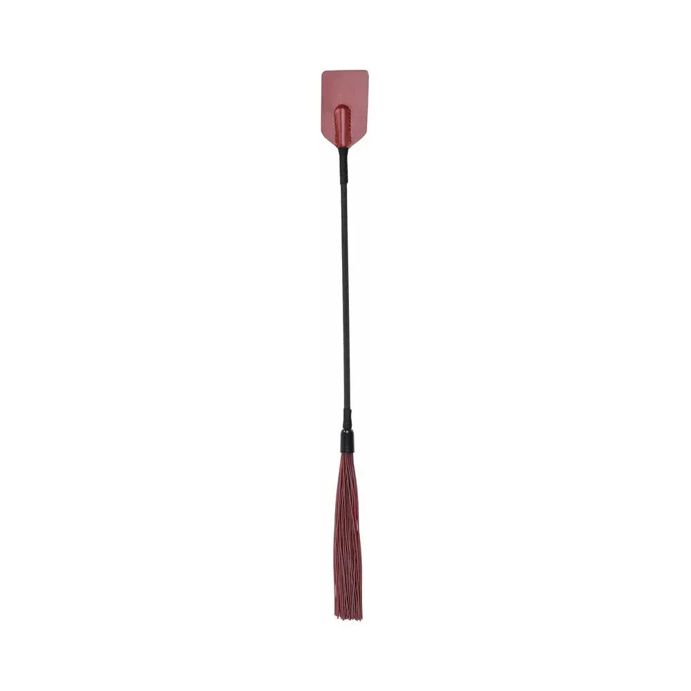 Sportsheets Saffron Tap & Tickle Dual-Ended Crop and Silicone Flogger - Image 2