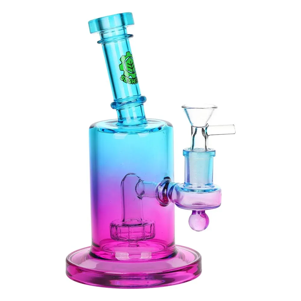 SeshGear Ombre Glass Water Pipe | 7.5" | 14mm F - Image 2