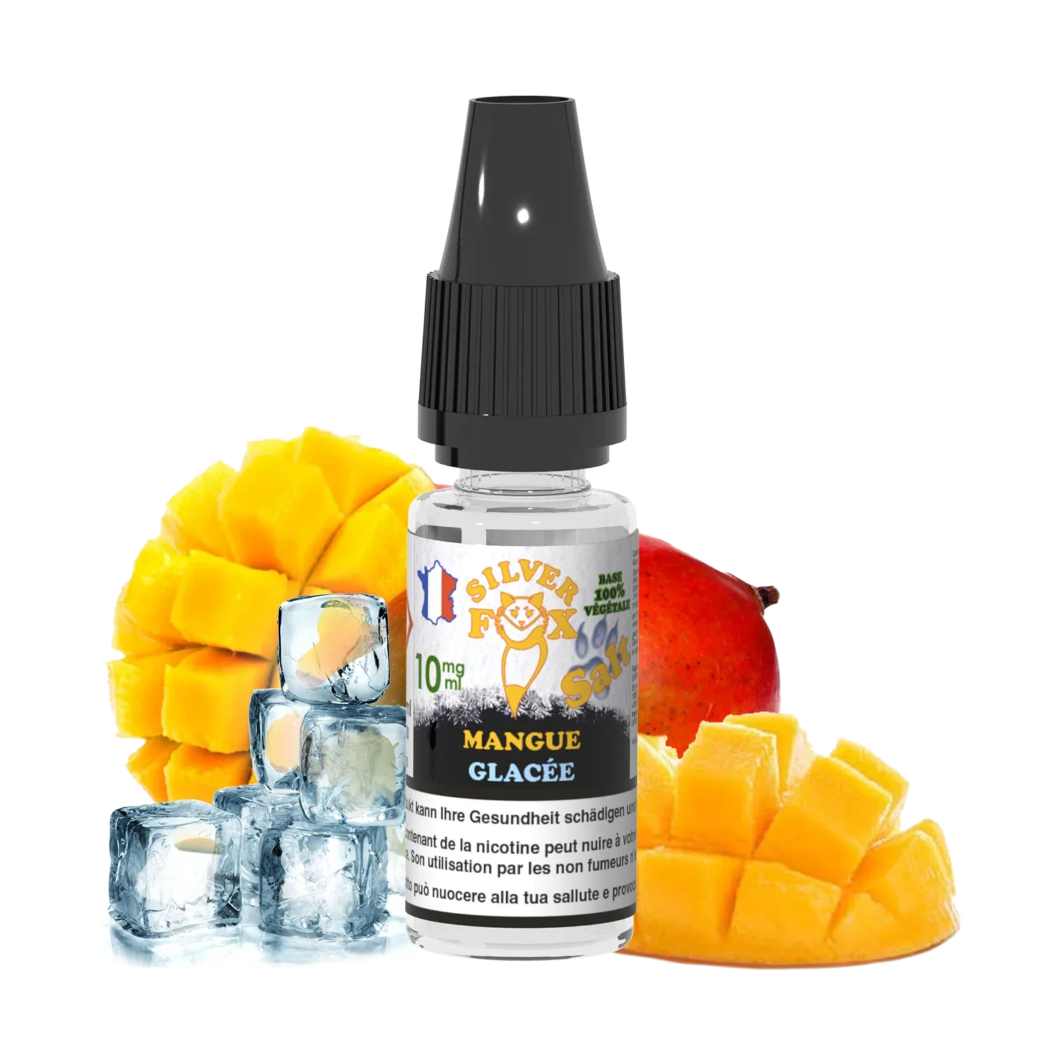 MANGO ICE Silver Fox 10ml nicotine salt e-liquid