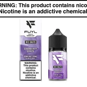 CRANBERRY GRAPE BY FUYL NIC SALTS 30ML